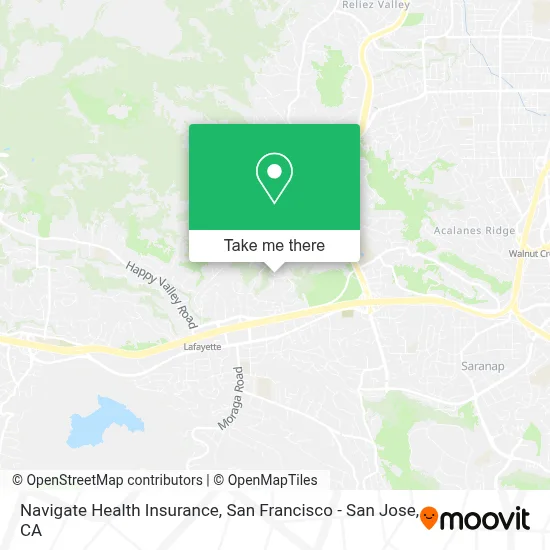 Navigate Health Insurance map