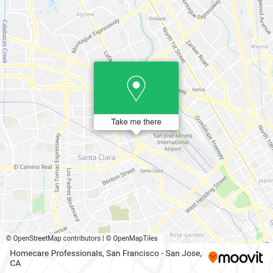 Homecare Professionals map