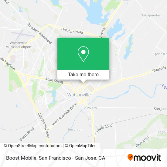 Boost Mobile map