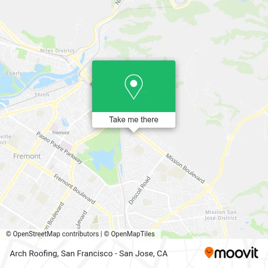 Arch Roofing map