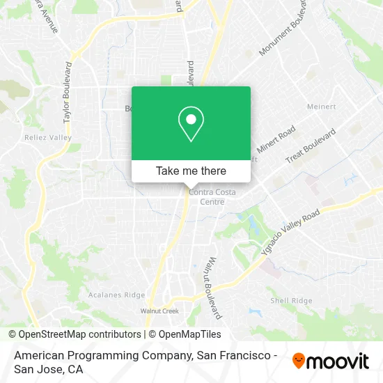 American Programming Company map