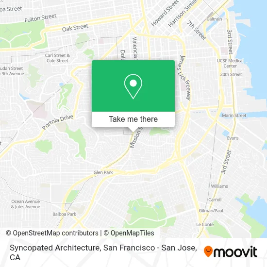 Syncopated Architecture map