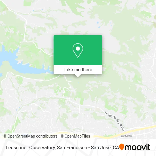 Leuschner Observatory map