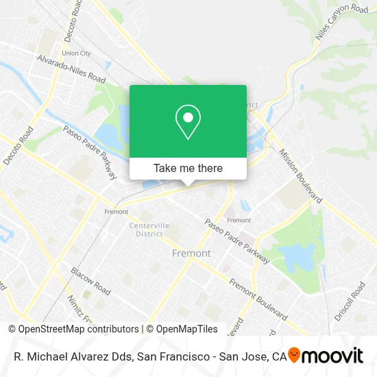 R. Michael Alvarez Dds map