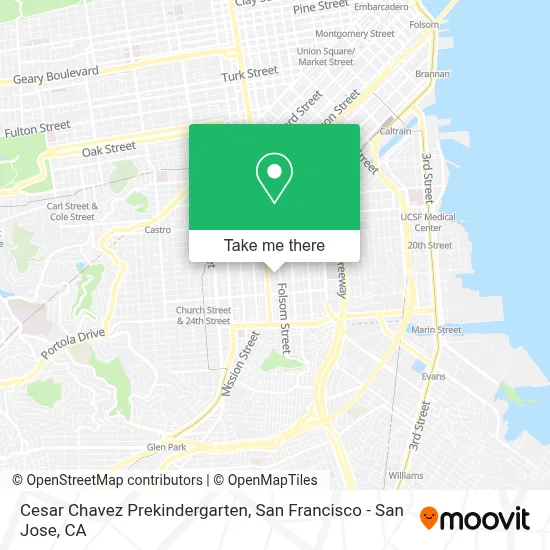 Cesar Chavez Prekindergarten map