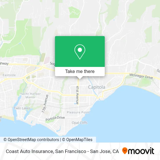 Coast Auto Insurance map