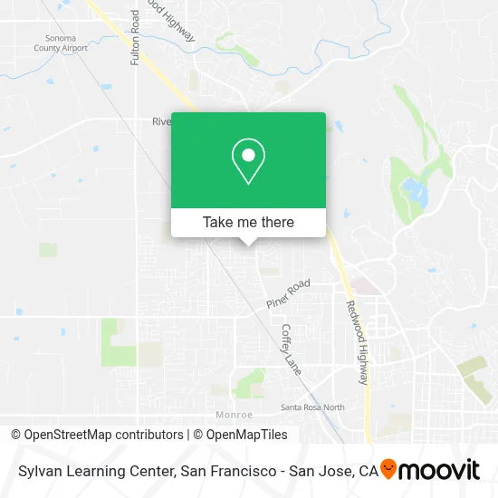 Sylvan Learning Center map