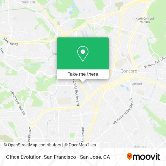 Office Evolution map