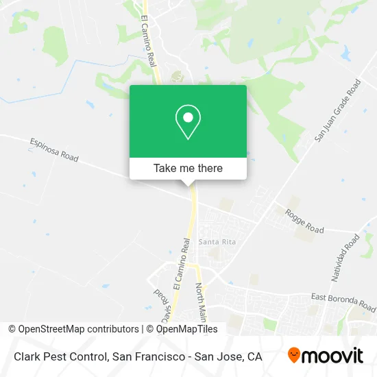 Clark Pest Control map