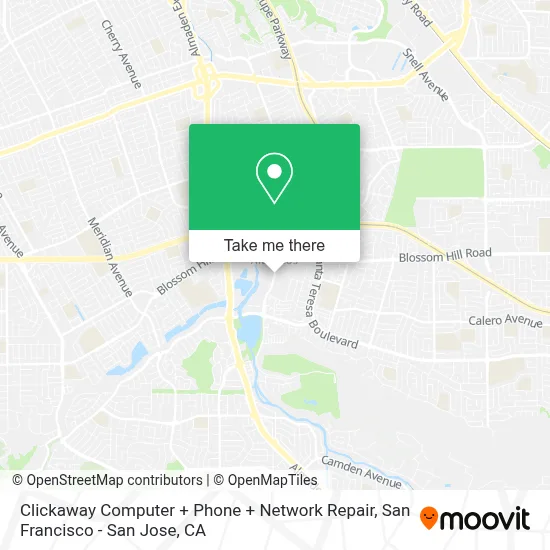 Clickaway Computer + Phone + Network Repair map