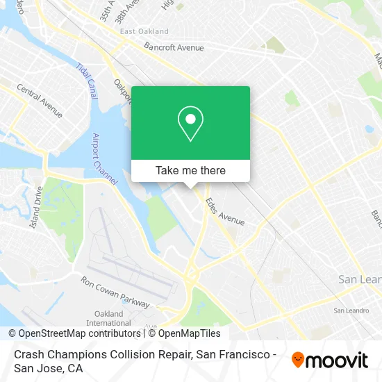 Crash Champions Collision Repair map