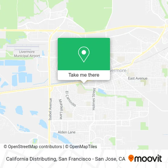 California Distributing map