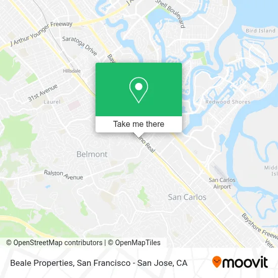 Beale Properties map
