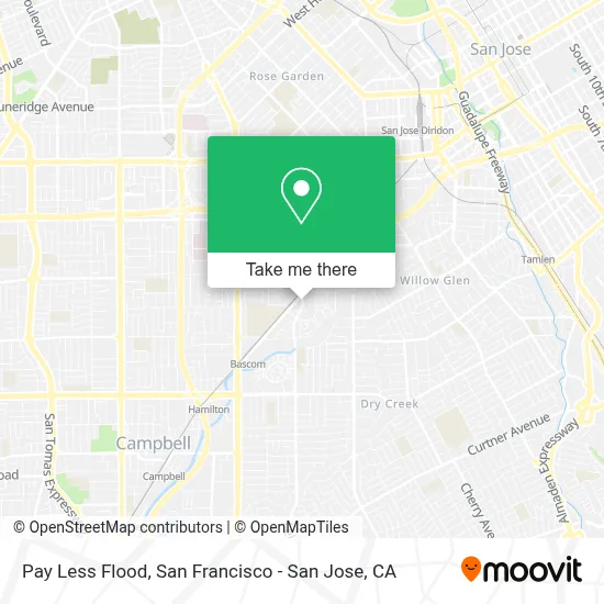 Pay Less Flood map