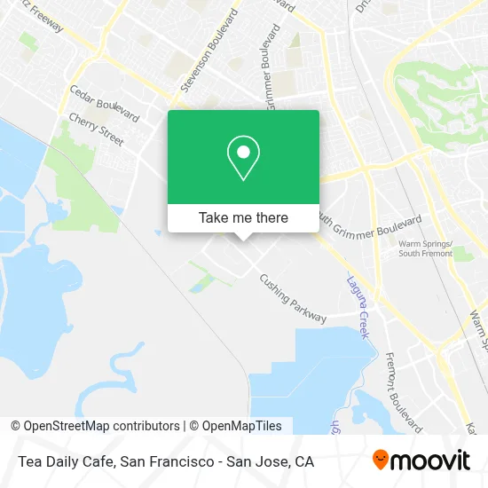 Tea Daily Cafe map
