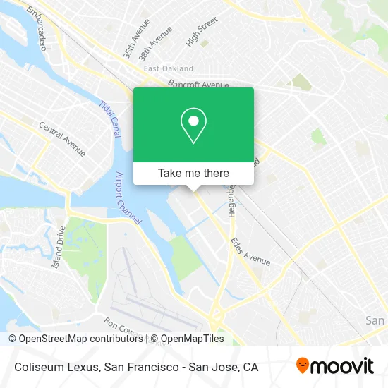 Coliseum Lexus map