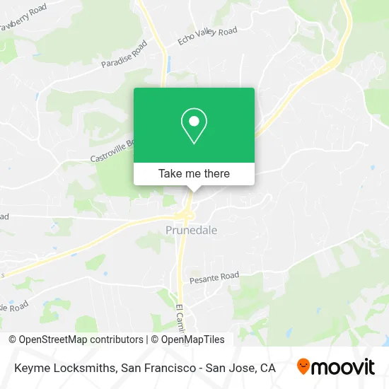 Keyme Locksmiths map