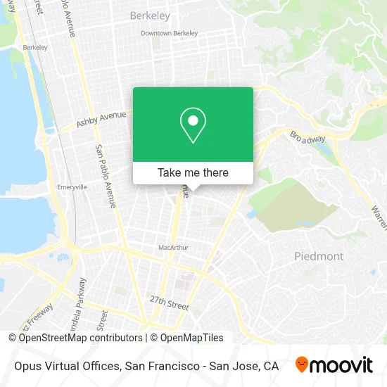 Opus Virtual Offices map