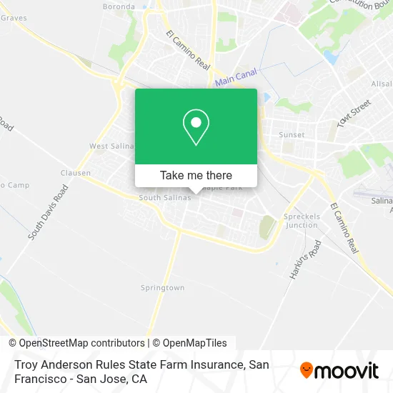 Troy Anderson Rules State Farm Insurance map