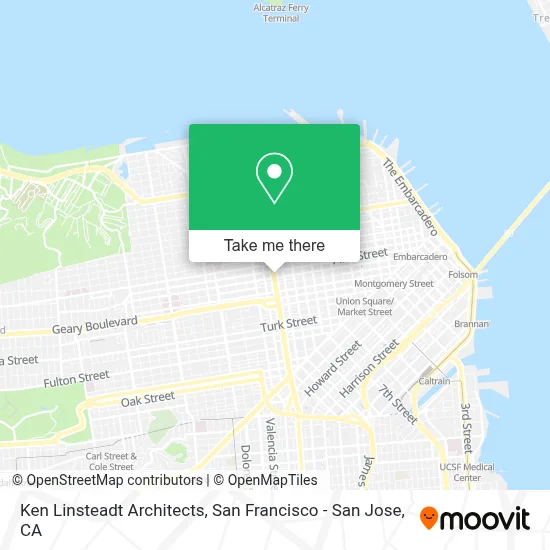 Ken Linsteadt Architects map