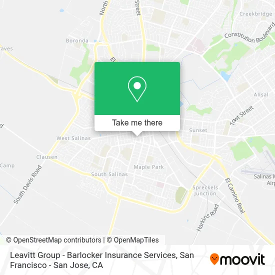 Leavitt Group - Barlocker Insurance Services map