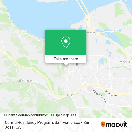 Ccrmc Residency Program map
