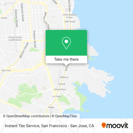 Instant Tax Service map