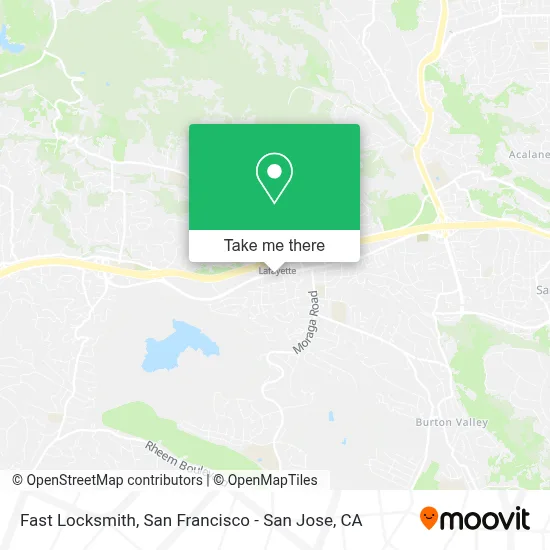 Fast Locksmith map