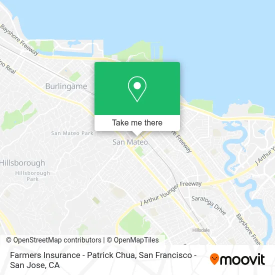 Farmers Insurance - Patrick Chua map