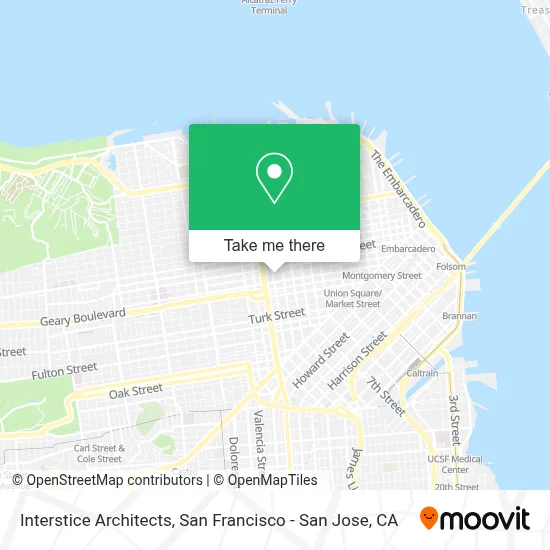 Interstice Architects map