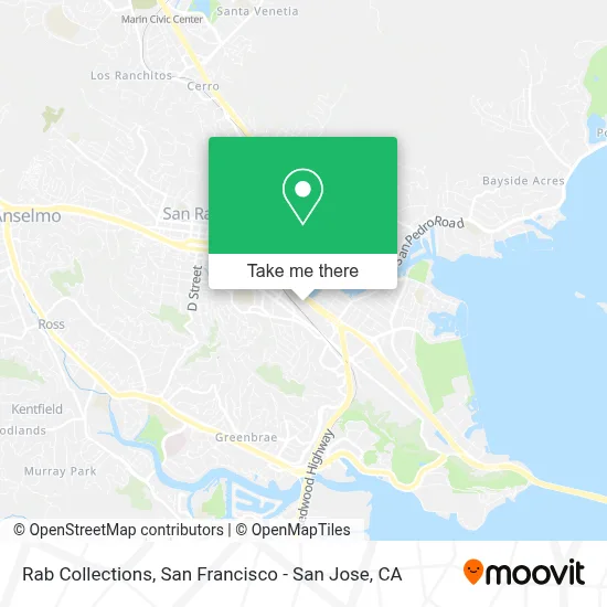 Rab Collections map