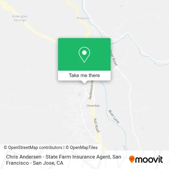 Chris Andersen - State Farm Insurance Agent map
