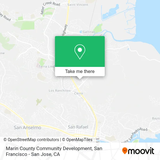 Marin County Community Development map