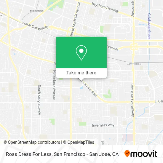 Ross Dress For Less map