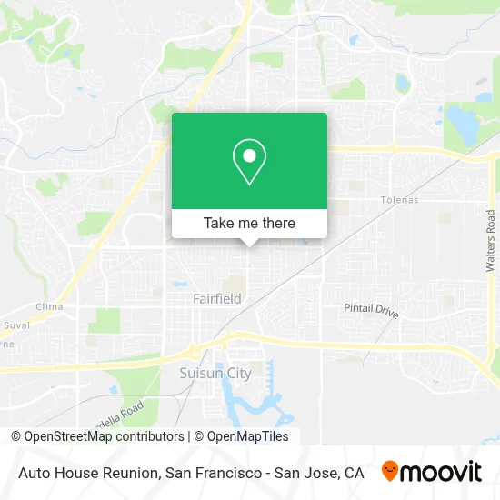 Auto House Reunion map