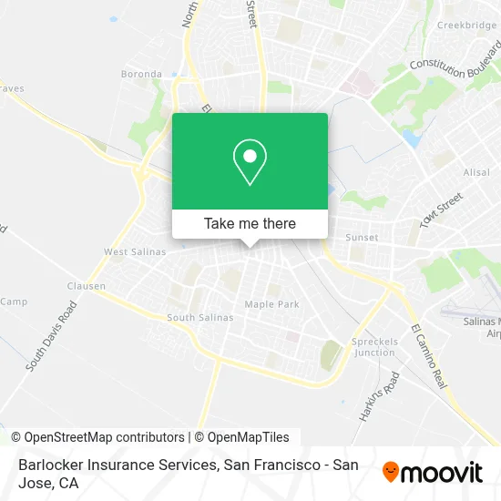 Barlocker Insurance Services map