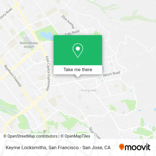 Keyme Locksmiths map