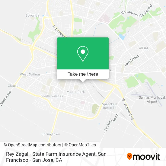 Rey Zagal - State Farm Insurance Agent map