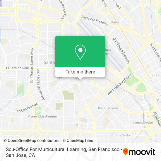 Scu-Office For Multicultural Learning map