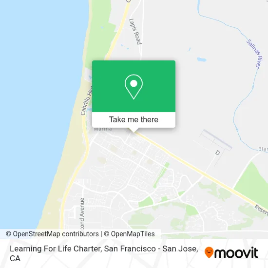 Learning For Life Charter map