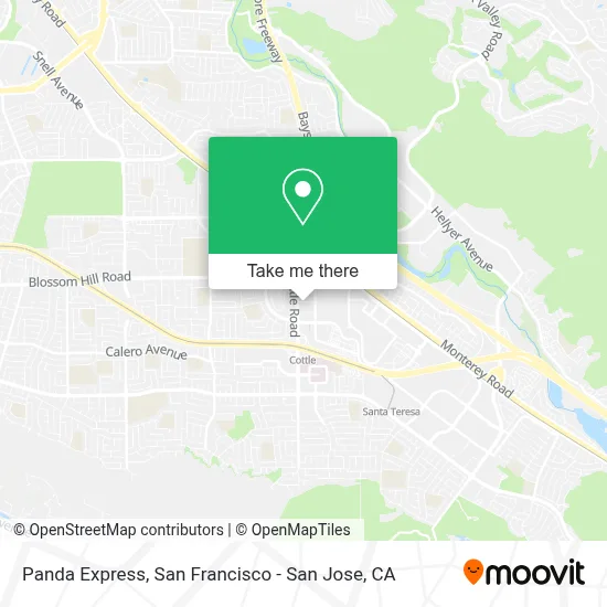 Panda Express map