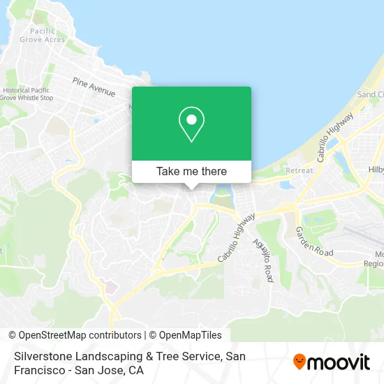 Silverstone Landscaping & Tree Service map