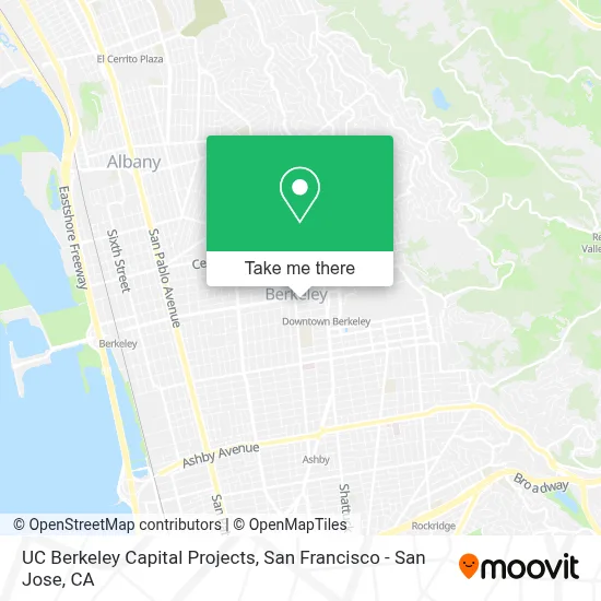 UC Berkeley Capital Projects map