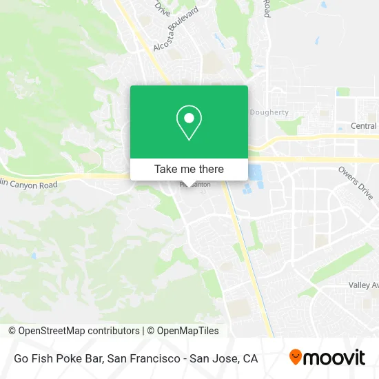 Go Fish Poke Bar map