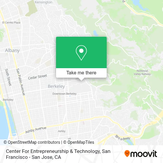 Center For Entrepreneurship & Technology map