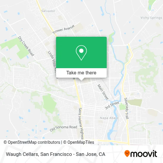Waugh Cellars map