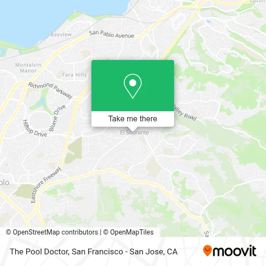 The Pool Doctor map