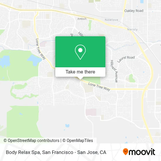 Body Relax Spa map