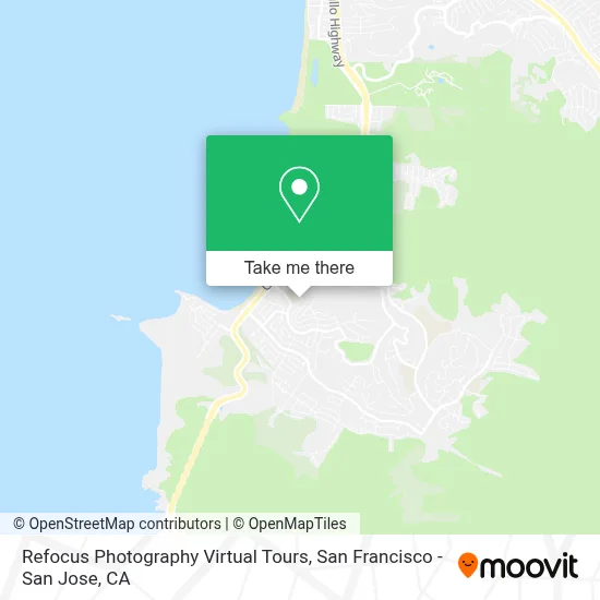 Refocus Photography Virtual Tours map