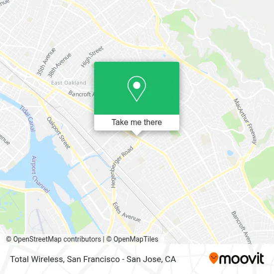 Total Wireless map
